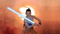 Stunning Rey Wallpaper from Star Wars: The Force Awakens