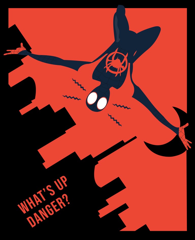 Miles Morales Spider-Man Minimal Art Wallpaper