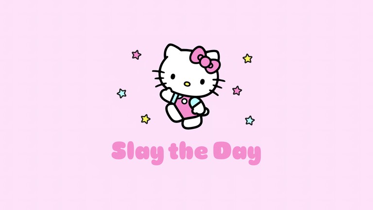 Slay the Day with Hello Kitty Wallpaper