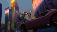 Miles Morales en Action : Fond d'Écran de Spider-Man Into the Spider-Verse