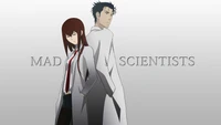 Explora nuestro fondo de pantalla 4K de Steins;Gate de Kurisu y Okabe