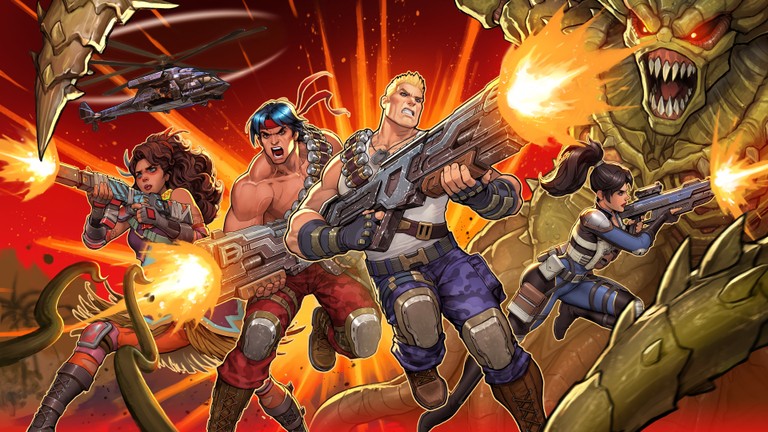 Contra Operation Galuga 4K Wallpaper for Nintendo Switch Fans