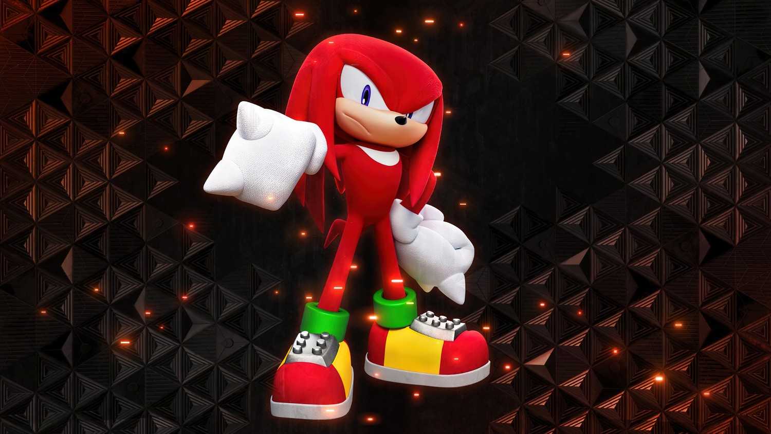 Explore the Knuckles Wallpaper from Sonic Frontiers