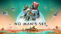 Explorez l'Immensité de No Man's Sky avec Cet Éblouissant Fond d'Écran 4K