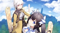 Explore the Magical World of DanMachi with Bell Cranel and Hestia