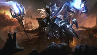 Explora el Impactante Arte de Splash de Skin High Noon Viktor