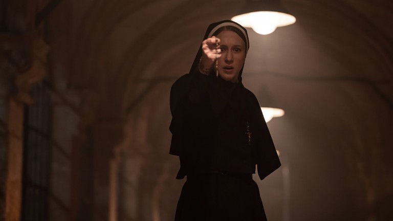 Download Stunning Wallpaper of The Nun 2 Featuring Irene Palmer