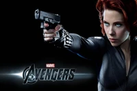 Impresionante Fondo de Pantalla de Black Widow de Los Vengadores