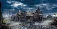 Explora Este Fantástico Wallpaper de Concept Art de Witcher 3 Wild Hunt