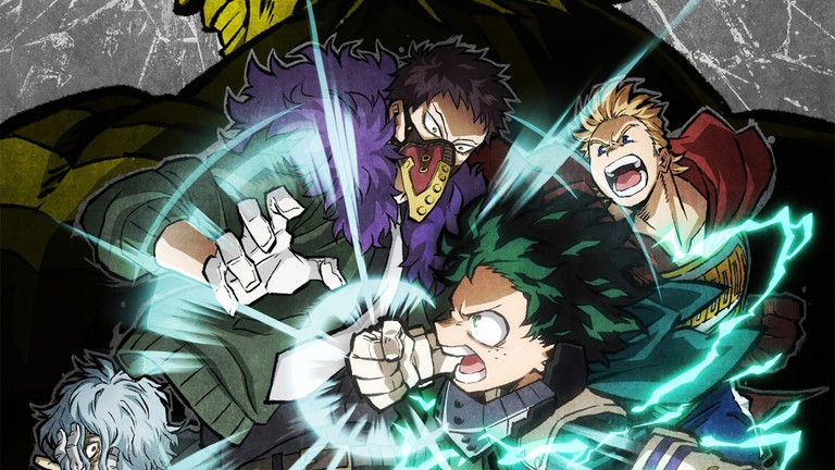 Download Stunning My Hero Academia Wallpaper Featuring Overhaul, Kai Chisaki, Izuku Midoriya & Mirio Togata