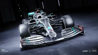 Descarga el hermoso fondo de pantalla de Mercedes AMG F1 en 4K