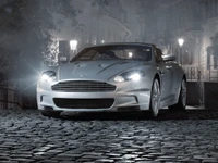 Fondo de pantalla Aston Martin Vantage en impresionante blanco y negro