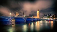 Explora el majestuoso Big Ben y el Palacio de Westminster de noche