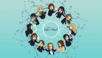 K-On! Vibrant Friendship Wallpaper