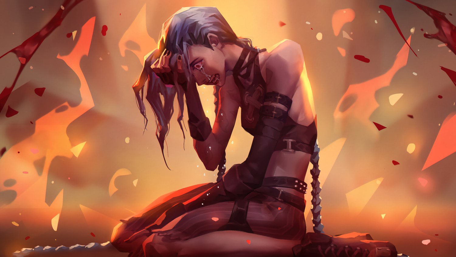 Download Amazing Jinx Wallpaper Inspired by Arcane