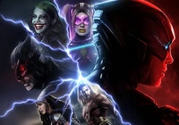 Descarga fondo de pantalla impresionante de crossover de DC Comics en 5K