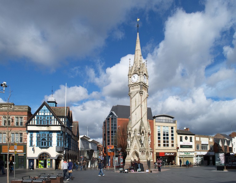 Beautiful Clock Tower in Metropolis