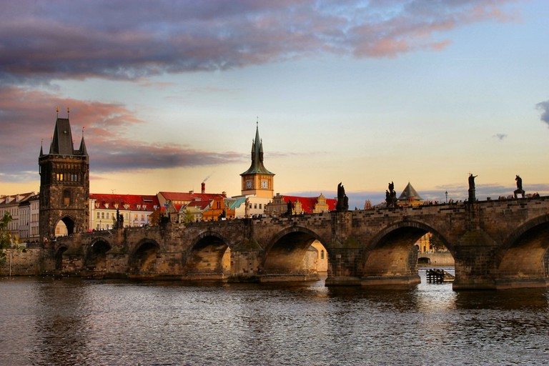 Discover the Beauty of Charles Bridge at Sunset