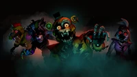 Fondo de Pantalla 4K de FNAF Security Breach: Arte de Juegos de Horror