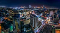 Breathtaking Night Cityscape Wallpaper for Your Desktop