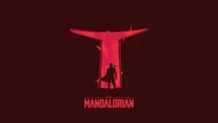 Fond d'Écran Minimaliste de The Mandalorian