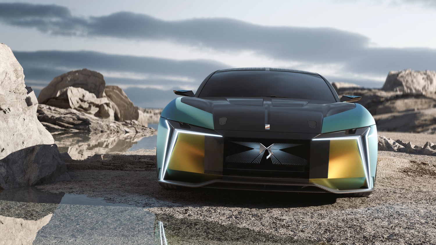 Explorez le fond d'écran dynamique du concept DS E-Tense Performance