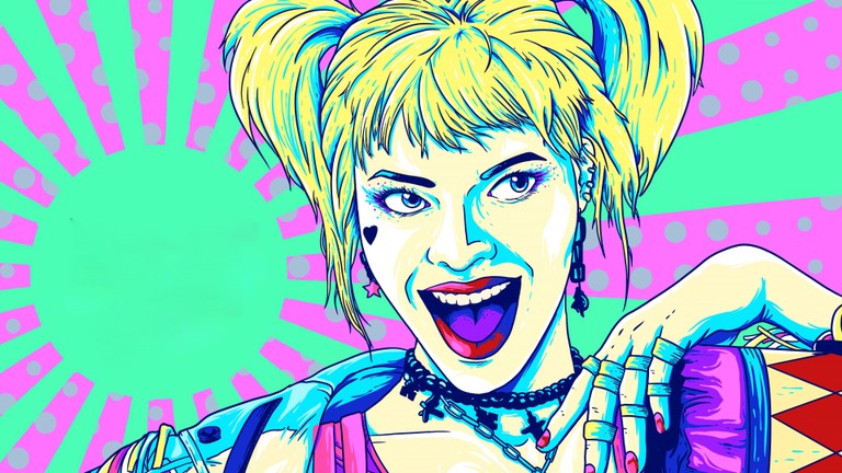 Vibrant Harley Quinn Wallpaper from Birds of Prey (2020)