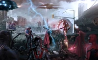 Download Epic Avengers Wallpaper