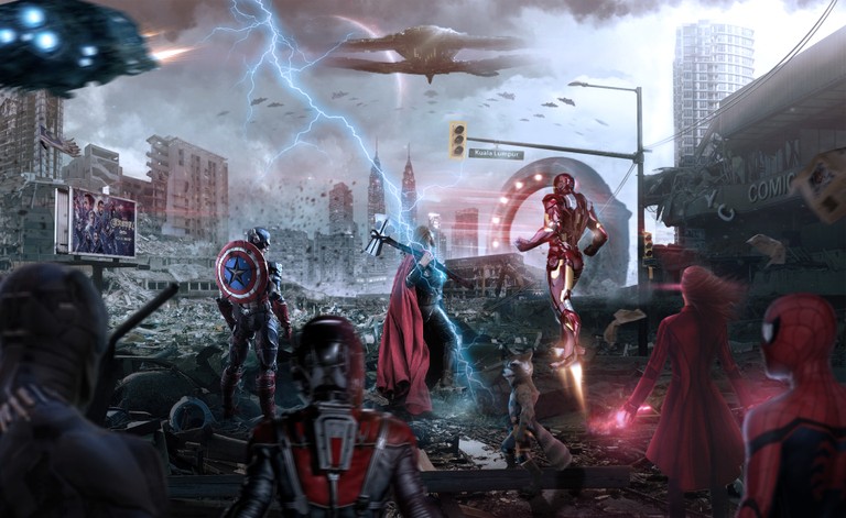 Download Epic Avengers Wallpaper