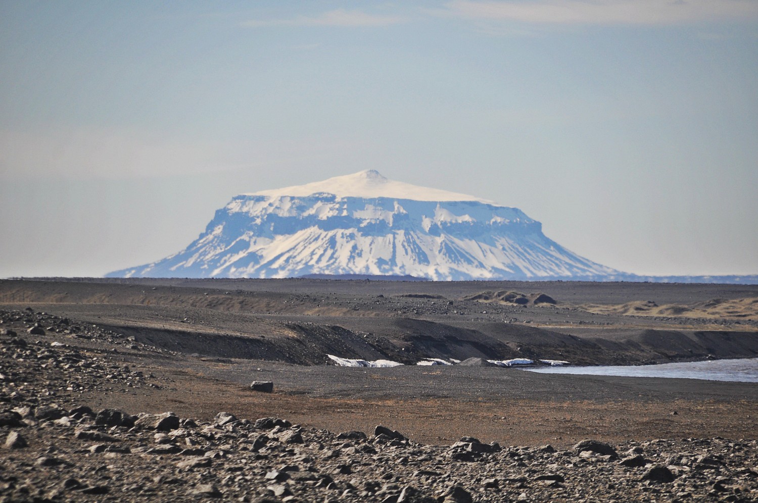 Explore the Majestic Shield Volcano | High-Quality Wallpaper