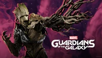 Fond d'écran Groot de Guardians of the Galaxy - Téléchargement 4K