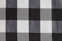 Elegant Monochrome Checkered Cotton Wallpaper