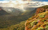 Impresionante Fondo de Paisaje Montañoso