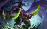 Téléchargez un superbe fond d'écran d'Illidan Stormrage