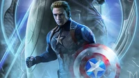 Téléchargez le magnifique fond d'écran de Captain America d'Avengers: Endgame