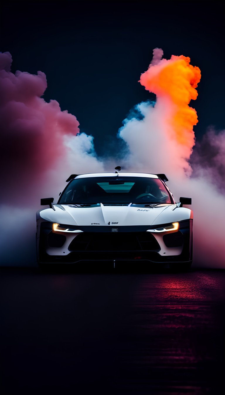 Supercar Wallpaper with Striking Automotive Lighting