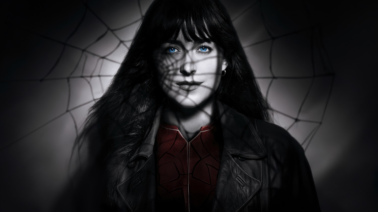 Stunning 4K Wallpaper of Madame Web Featuring Dakota Johnson