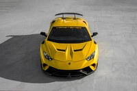 Fondo de pantalla de Lamborghini amarillo de alta calidad