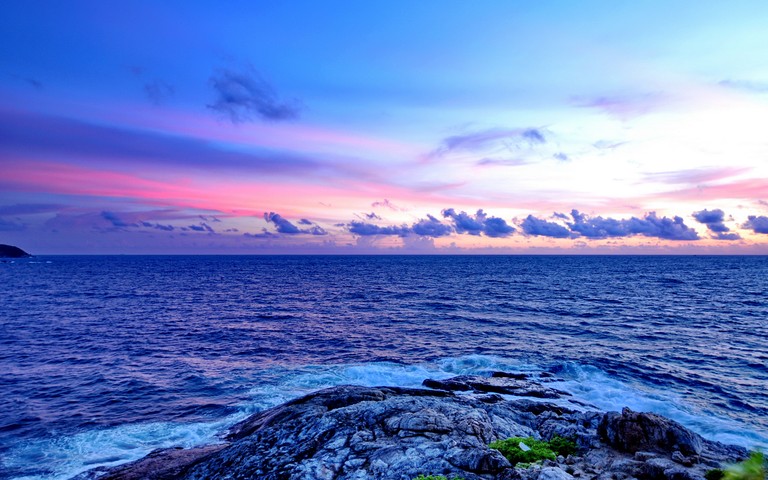 Breathtaking Seascape of Promthep Cape in Phuket, Thailand