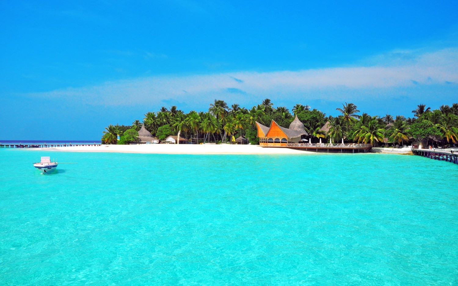 Découvrez notre Wallpaper de Resort d'Île Tropicale