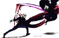 Épico fondo de pantalla de Tokyo Ghoul con Ken Kaneki