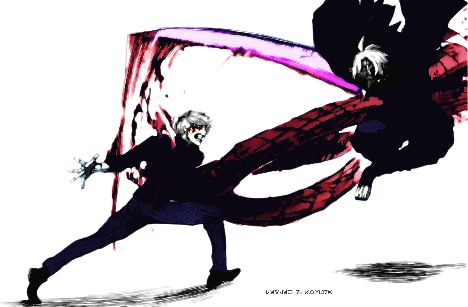 Epic Tokyo Ghoul Wallpaper Featuring Ken Kaneki