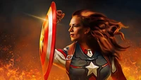 Impresionante fondo de pantalla de Peggy Carter con Hayley Atwell