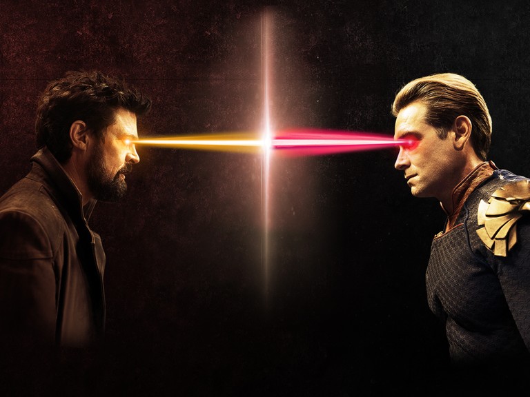 Epic 4K Wallpaper: Billy Butcher Faces Homelander from The Boys