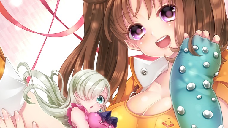 Download Stunning Diane & Elizabeth Liones Wallpaper from Nanatsu no Taizai