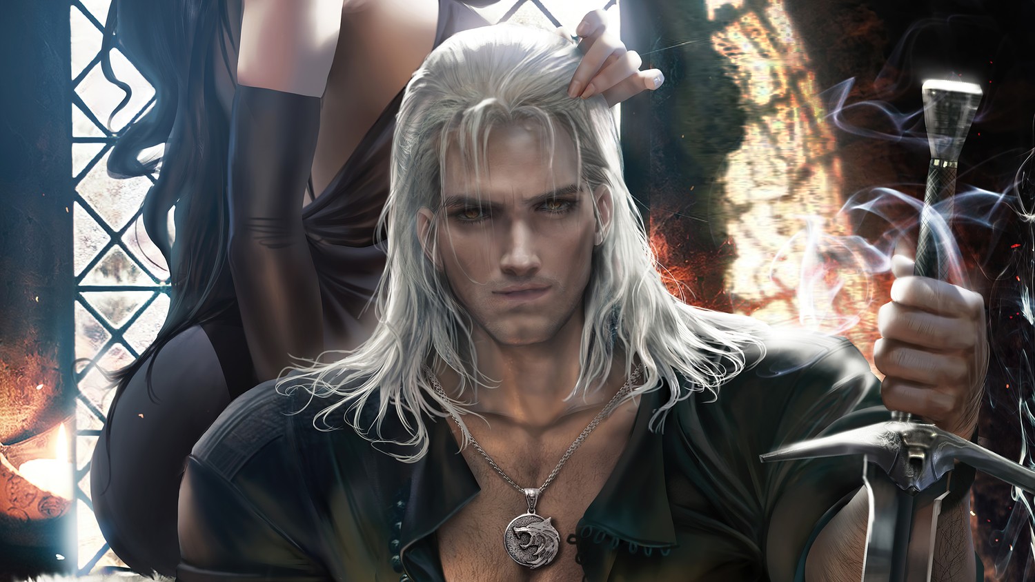 Download Gorgeous Geralt of Rivia Wallpaper