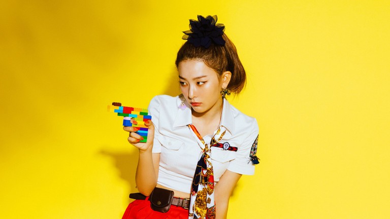 Vibrant Seulgi Wallpaper for Fans of Red Velvet