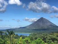 Breathtaking Views of Arenal Volcano and Crater Lake