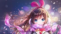 Download This Adorable Winter Anime Girl Wallpaper