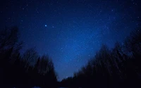 Explora el Impresionante Fondo de Pantalla del Cielo Nocturno